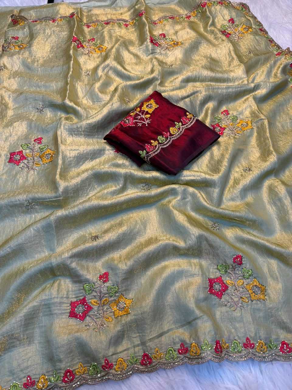 Aanya Satin Work Saree