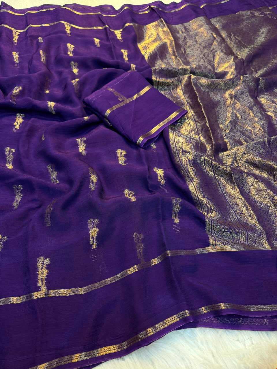 Aaradhya Crepe Silk Saree