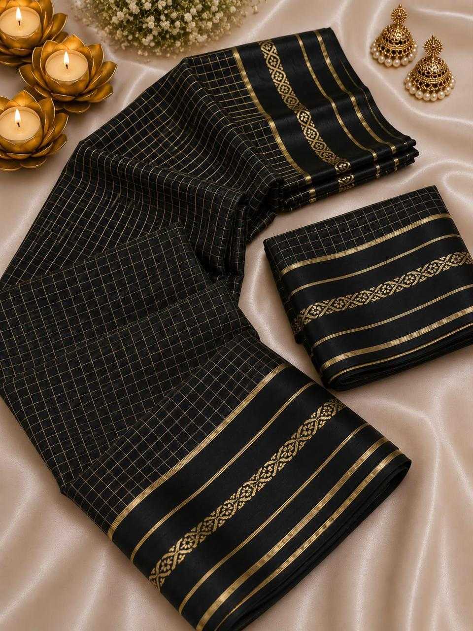 Aaradhya Premium Georgette Designer Saree in Black