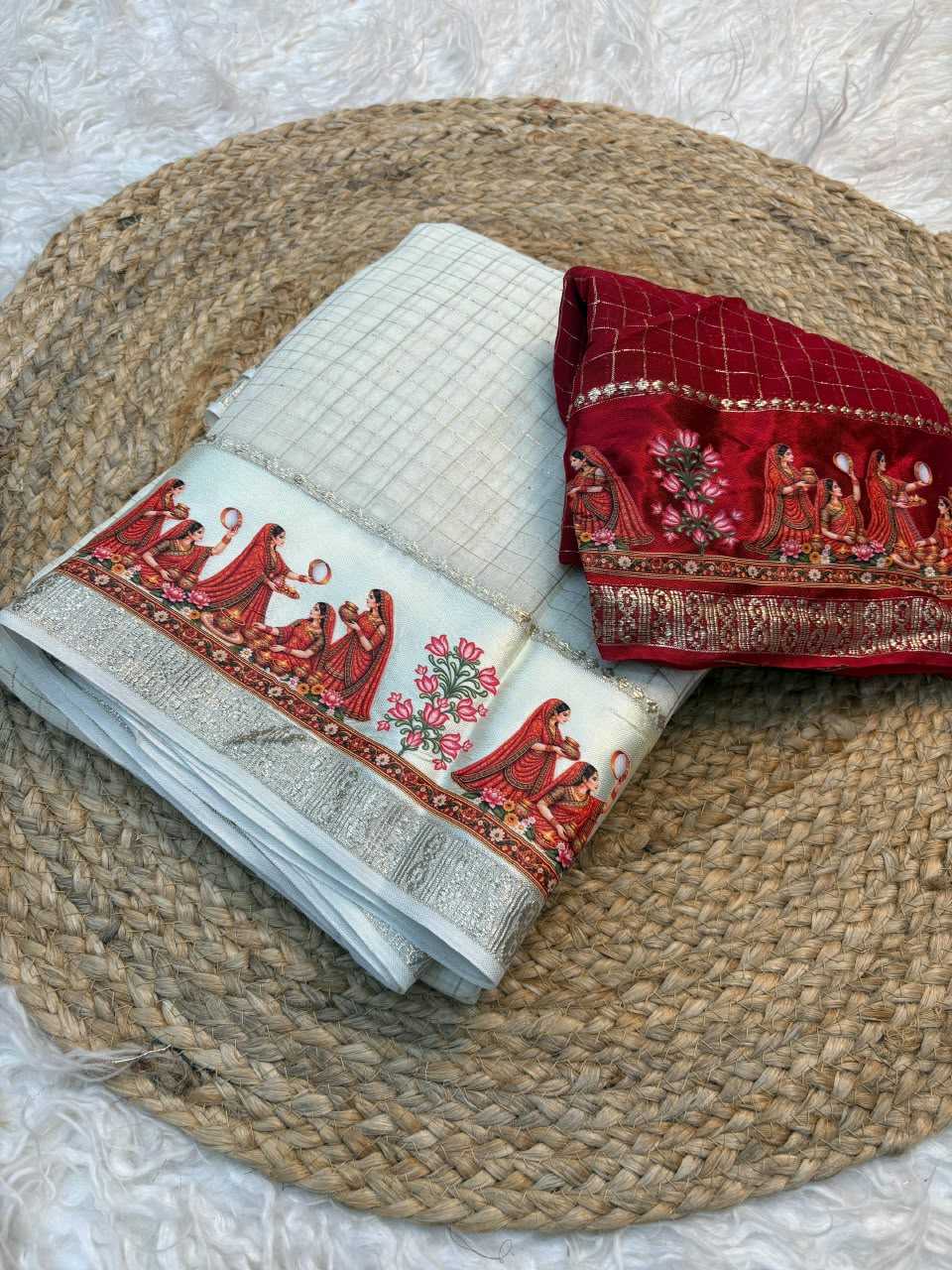 Aarohi Premium Georgette Printed Saree