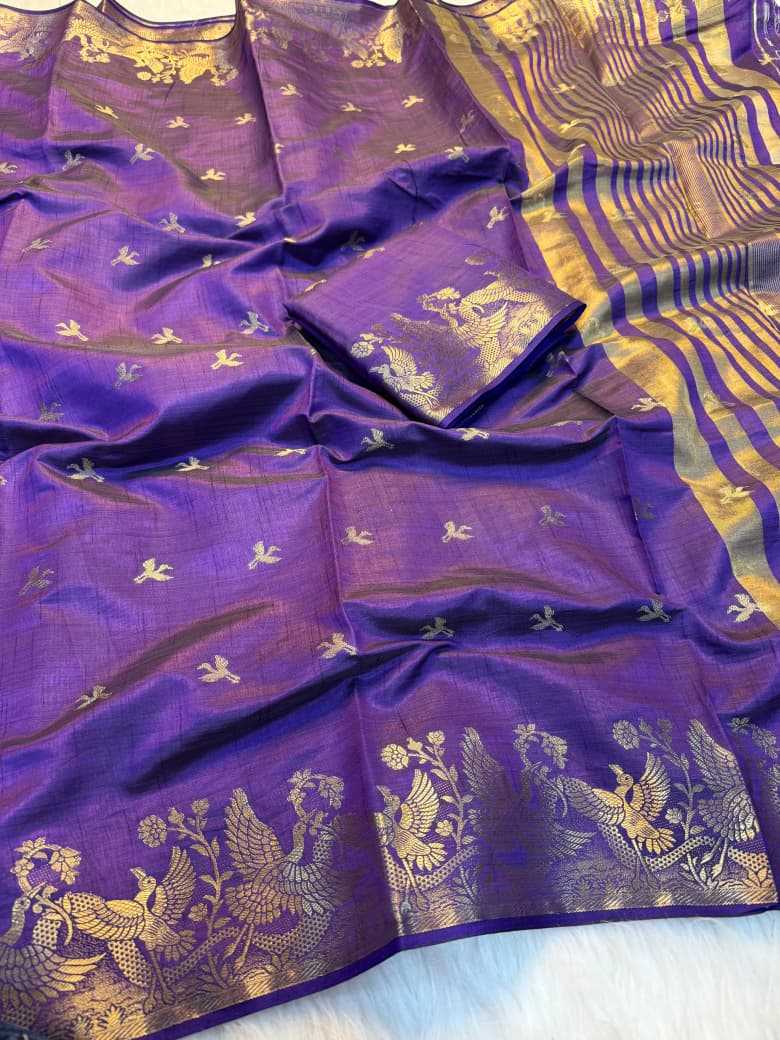 Aarohi Tussar Silk Soft Saree
