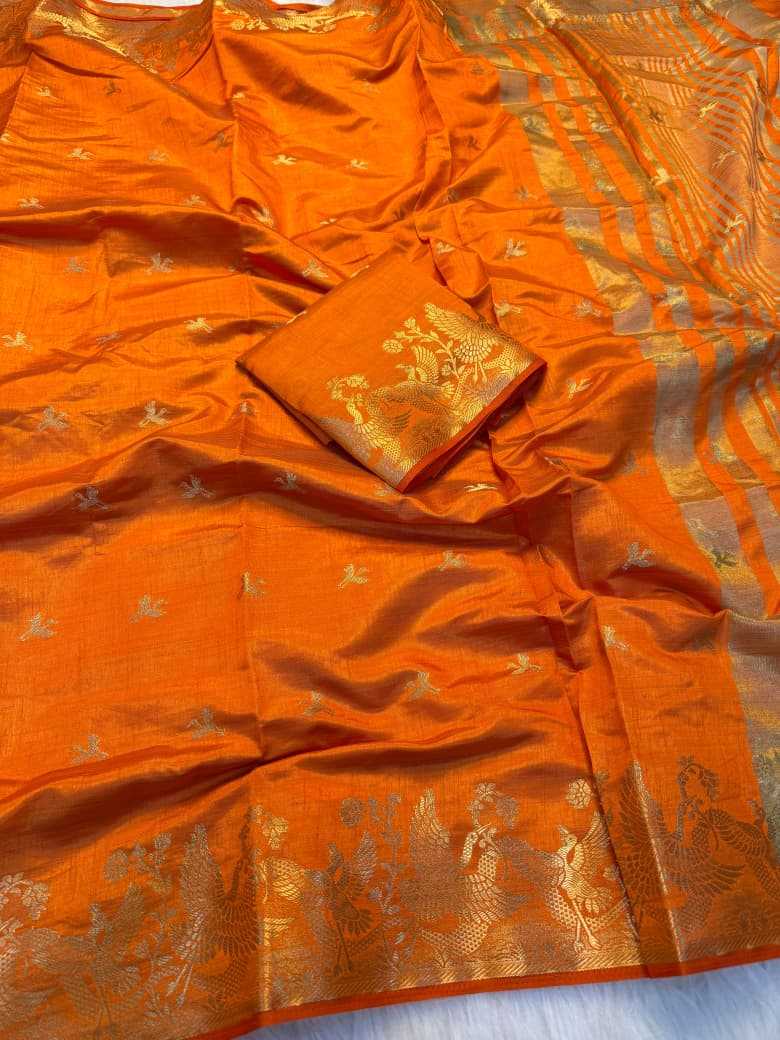 Aarohi Tussar Silk Soft Saree