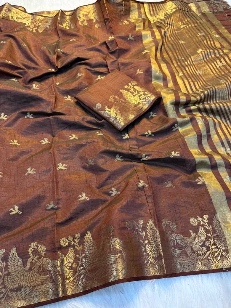 Aarohi Tussar Silk Soft Saree