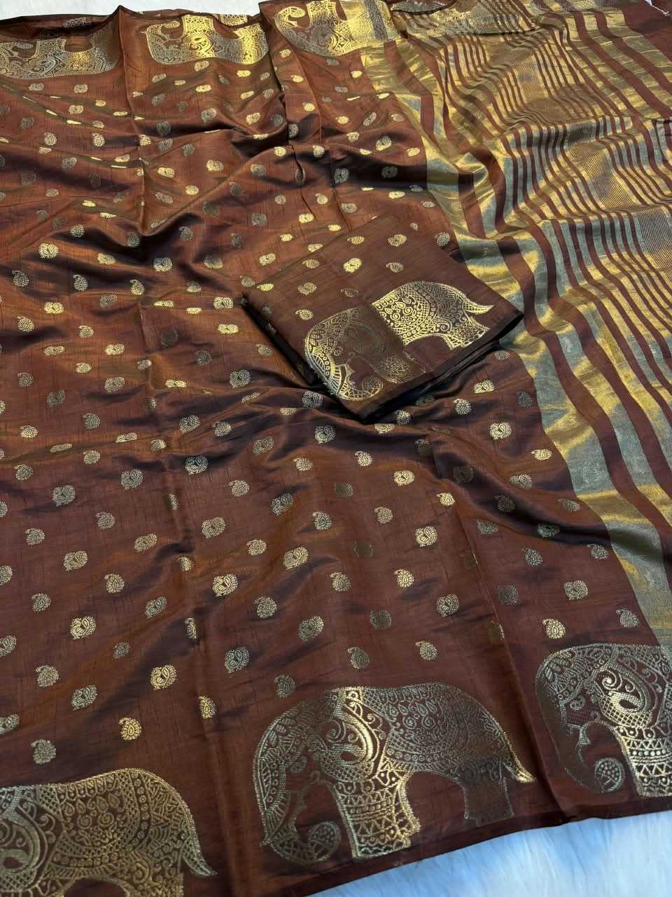 Aditi Tussar Silk Saree