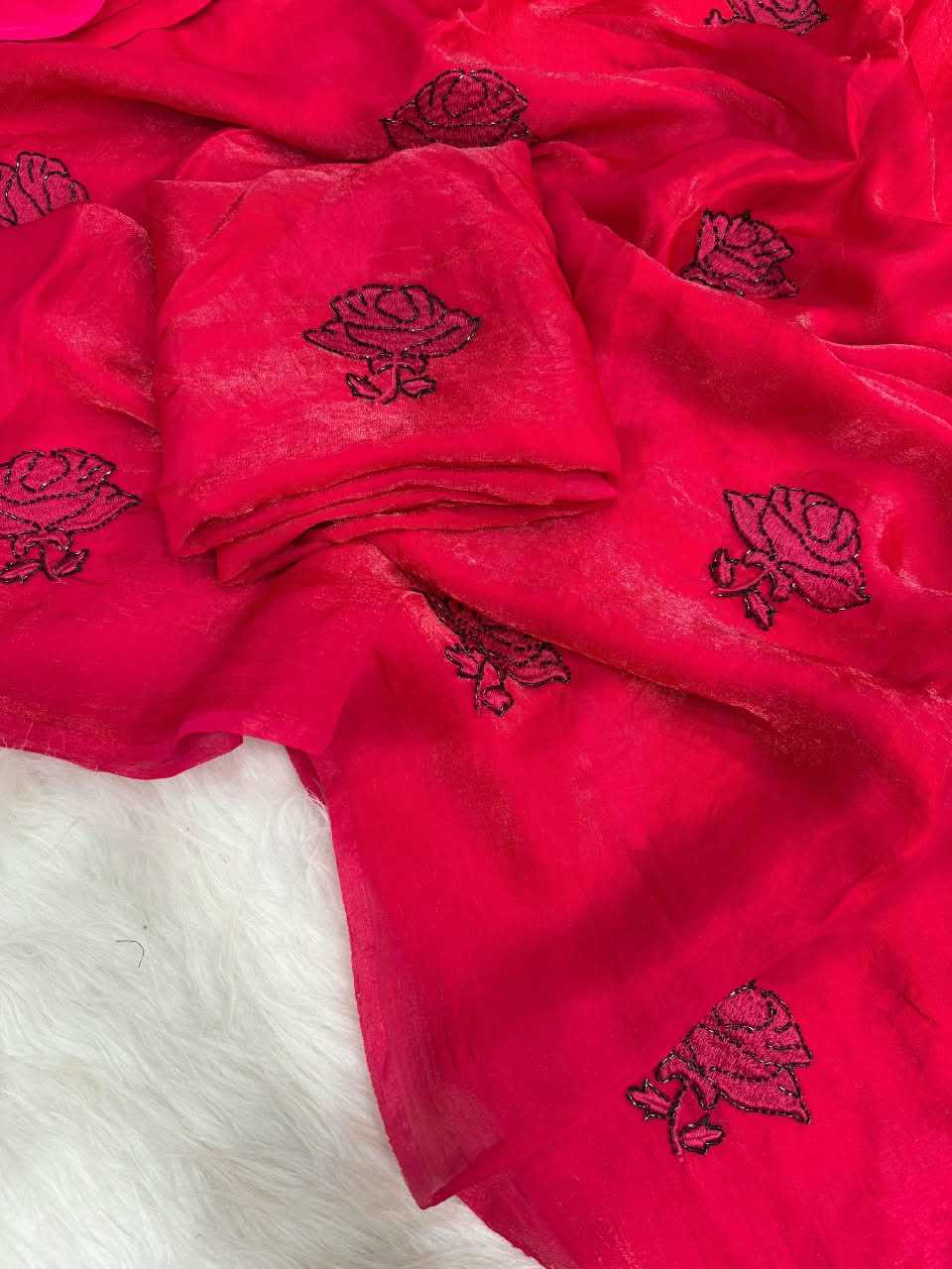 Advika Space Silk Soft Saree