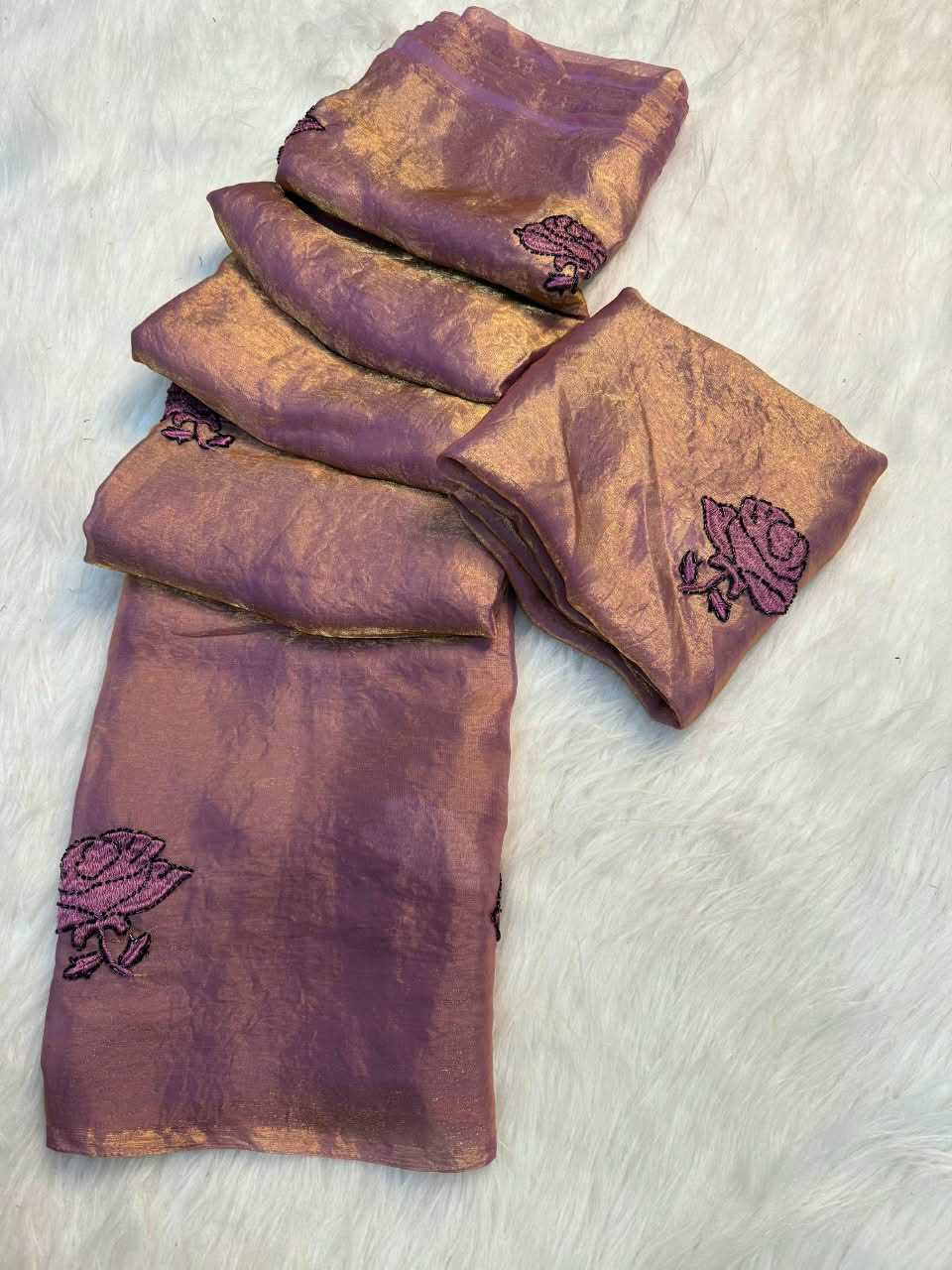 Advika Space Silk Soft Saree