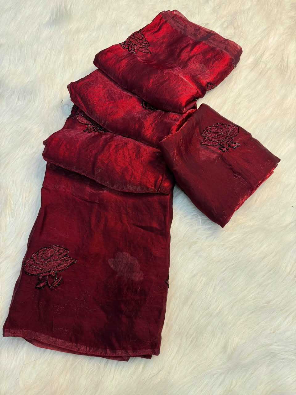 Advika Space Silk Soft Saree