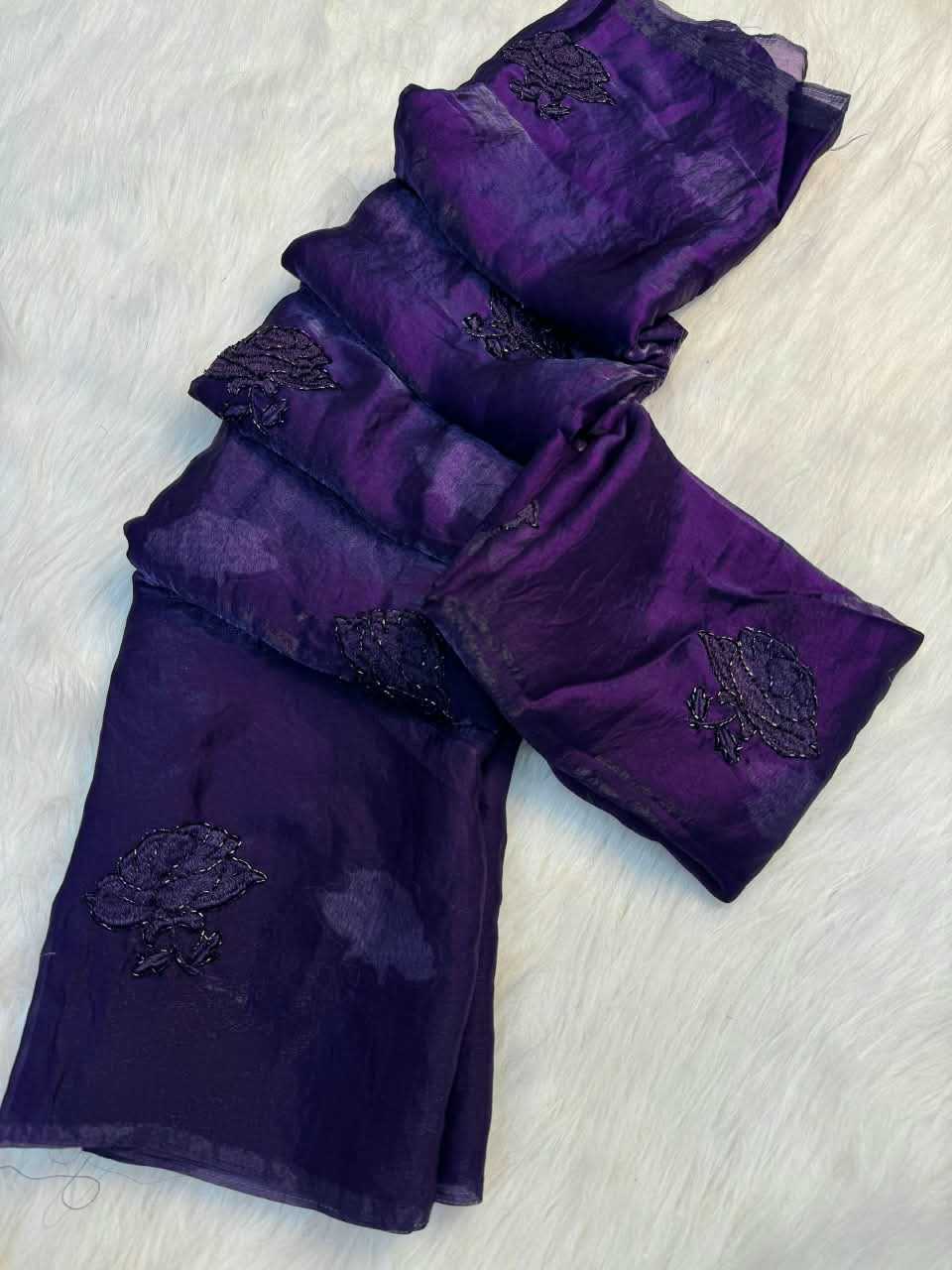 Advika Space Silk Soft Saree