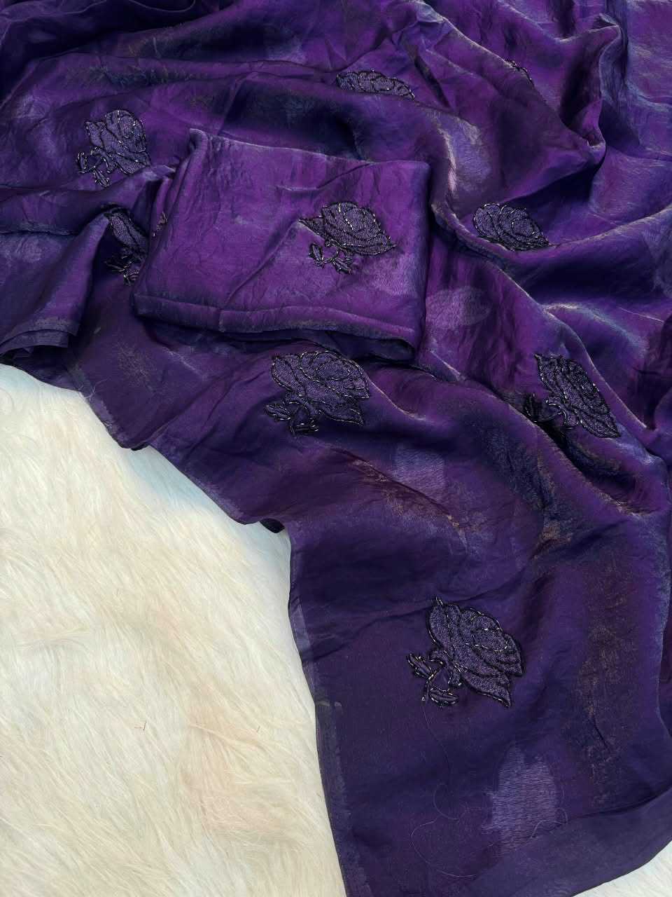 Advika Space Silk Soft Saree