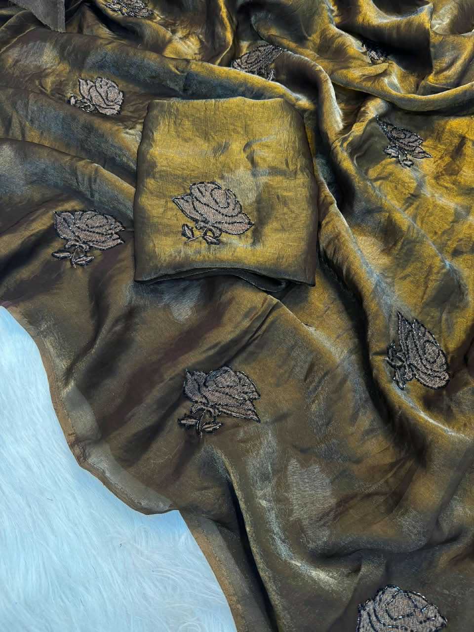 Advika Space Silk Soft Saree