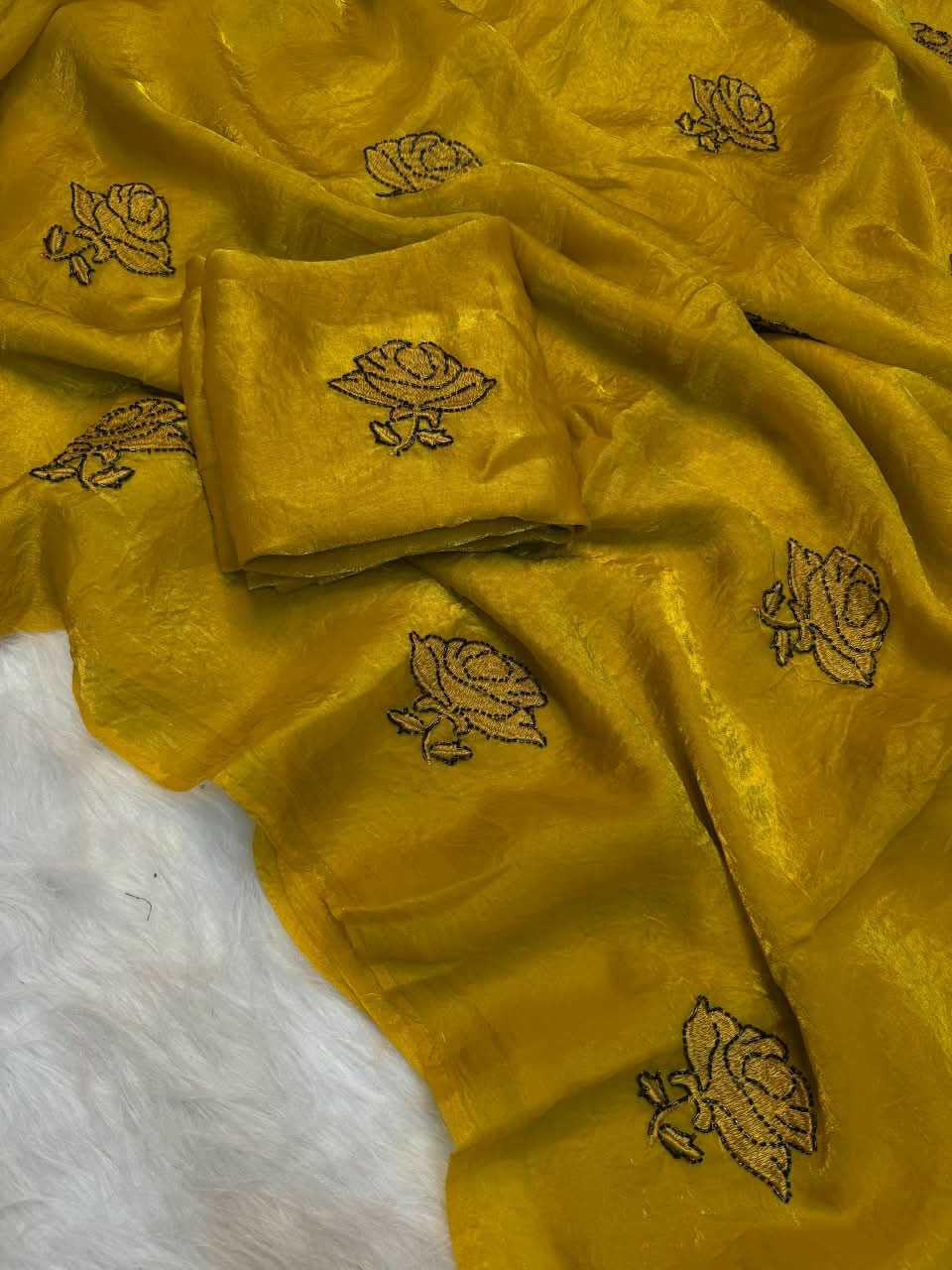 Advika Space Silk Soft Saree