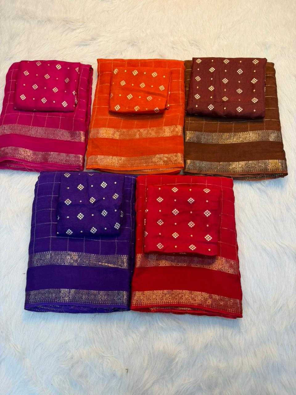 Viscos Chifon Designer Saree