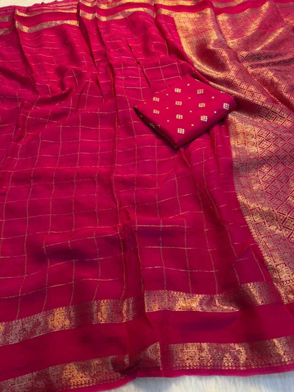 Viscos Chifon Designer Saree