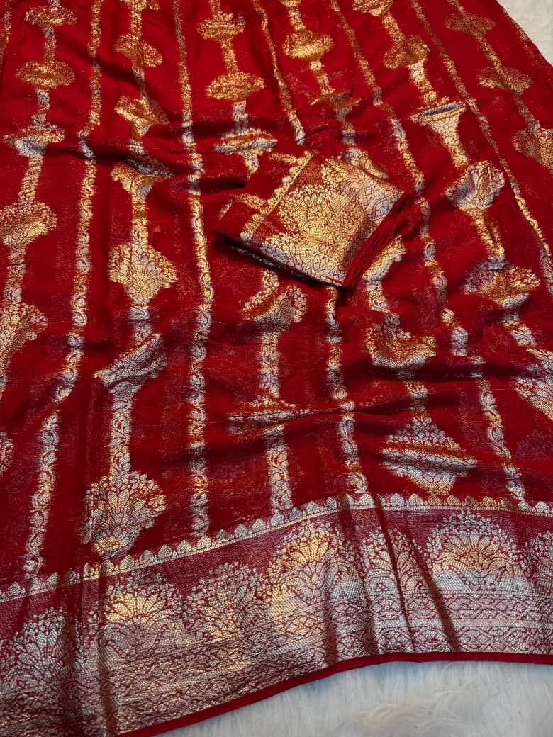 Ahaana Premium Georgette Designer Saree