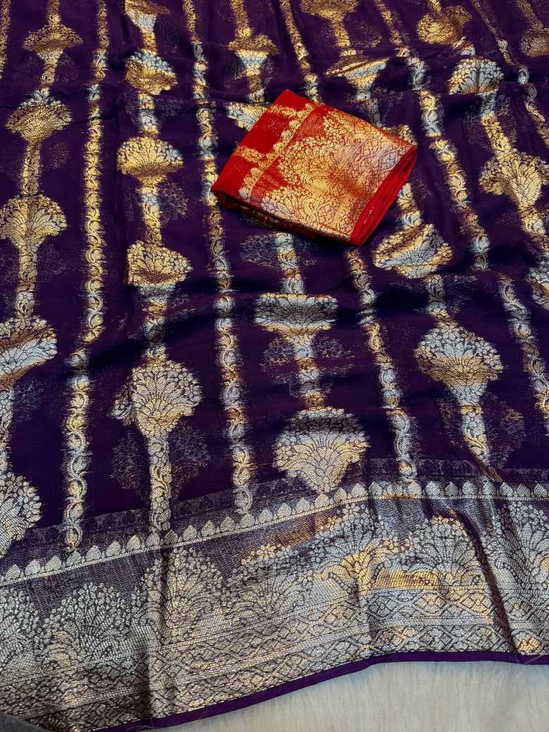 Ahaana Premium Georgette Designer Saree