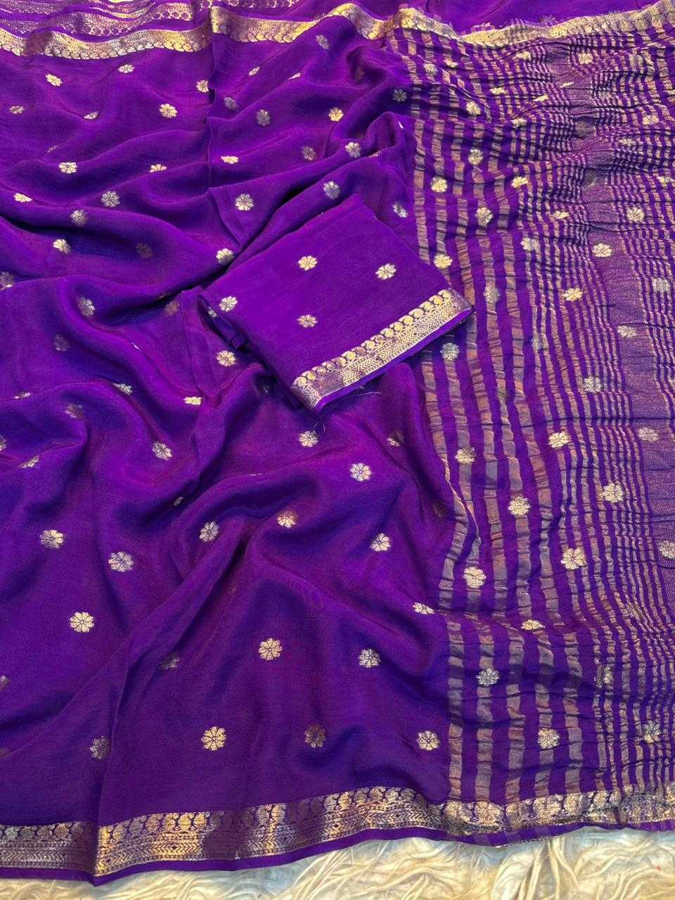 Pure Viscos Designer Saree