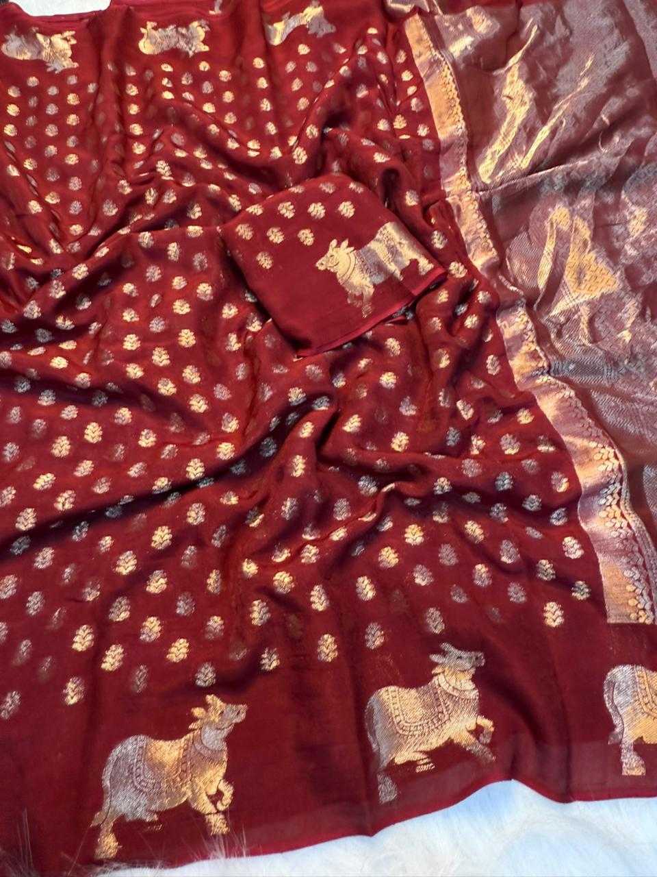Crepe Silk Dola Saree