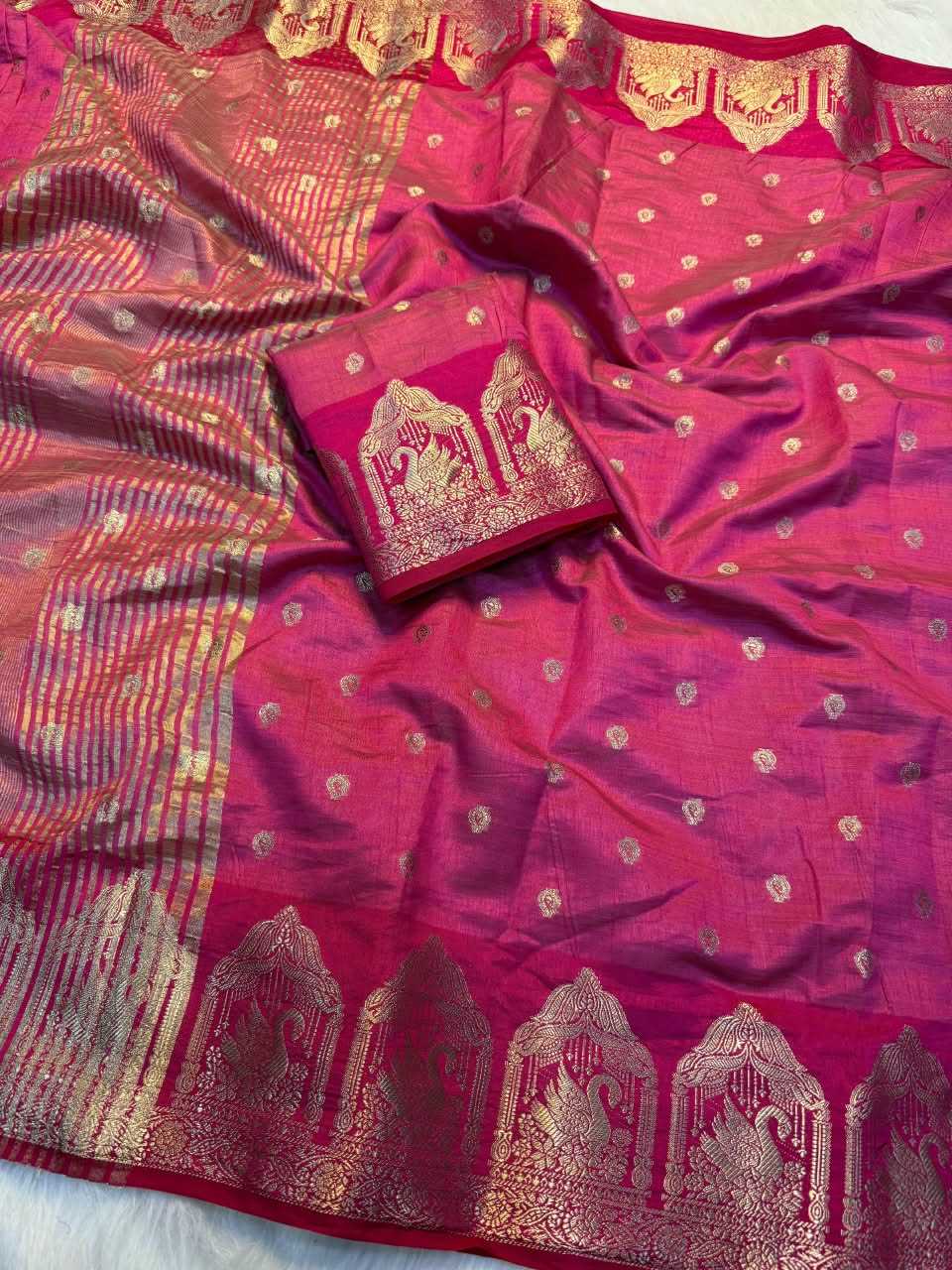 Aralika Tussar Silk Soft Saree