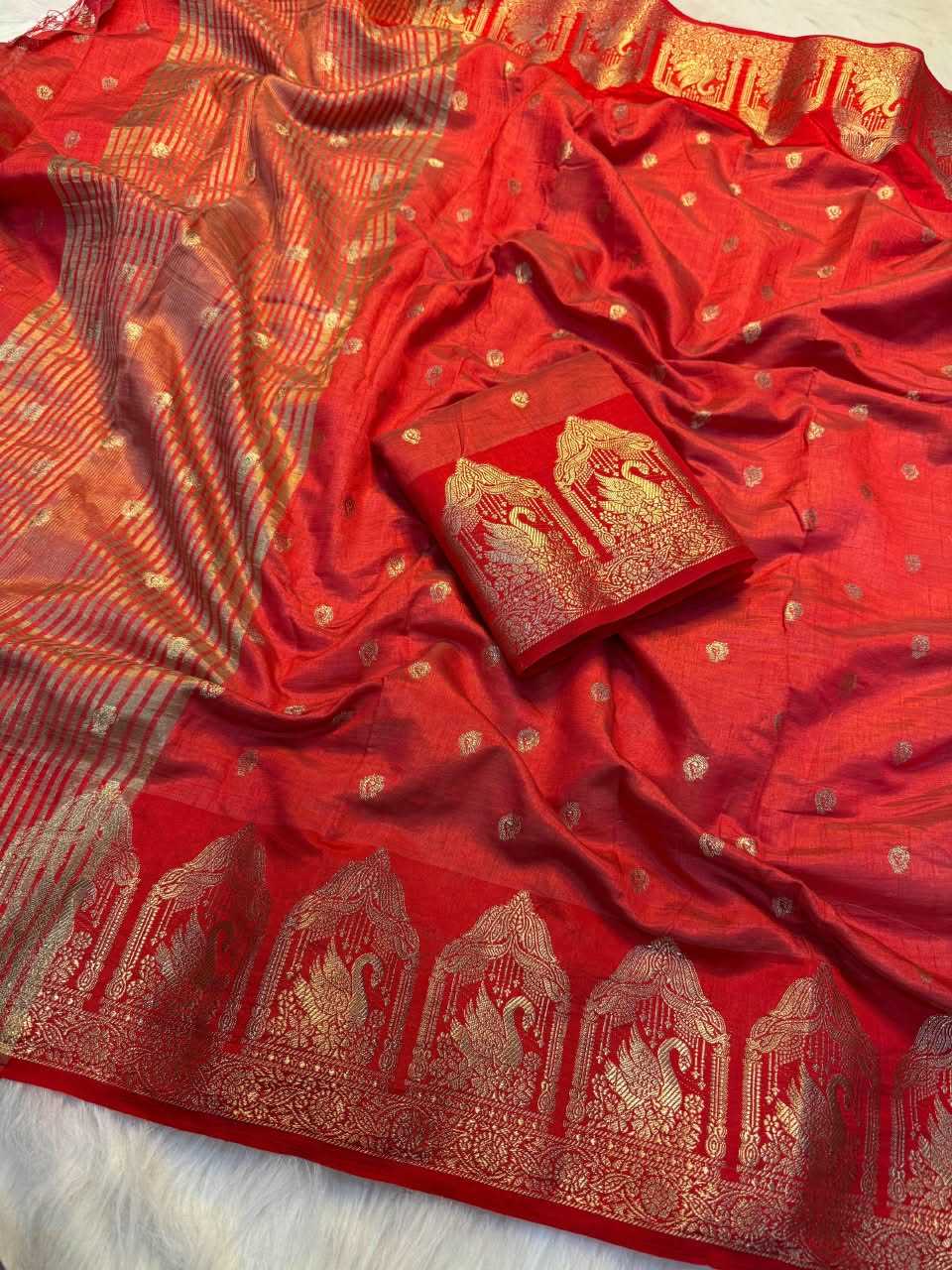 Aralika Tussar Silk Soft Saree