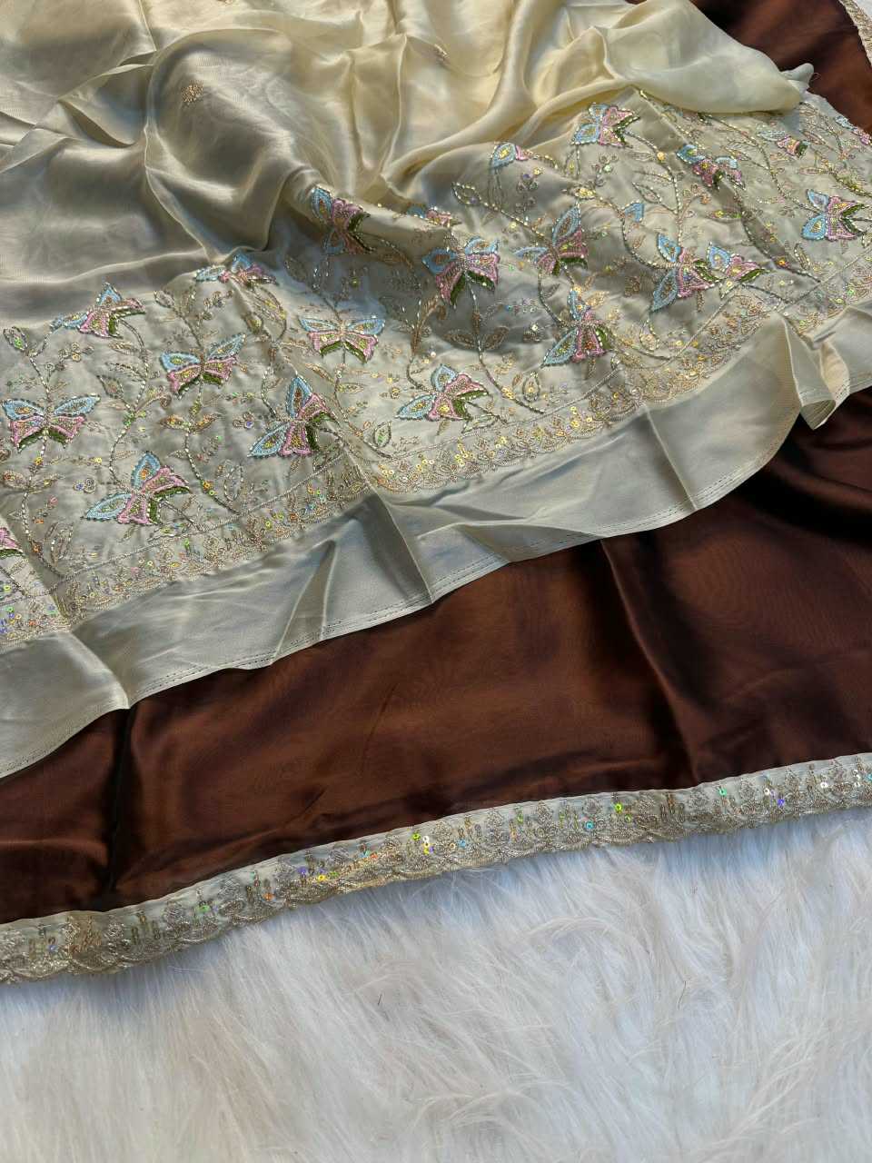 Asmi Rangoli Silk Heavy Saree