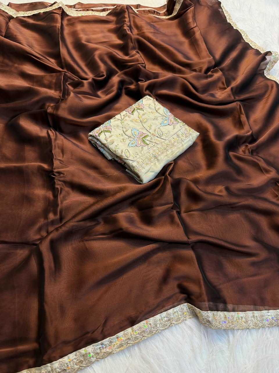 Asmi Rangoli Silk Heavy Saree