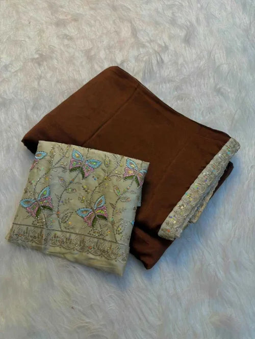 Asmi Rangoli Silk Heavy Saree