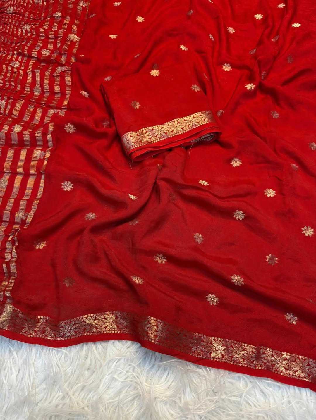 Pure Viscos Designer Saree