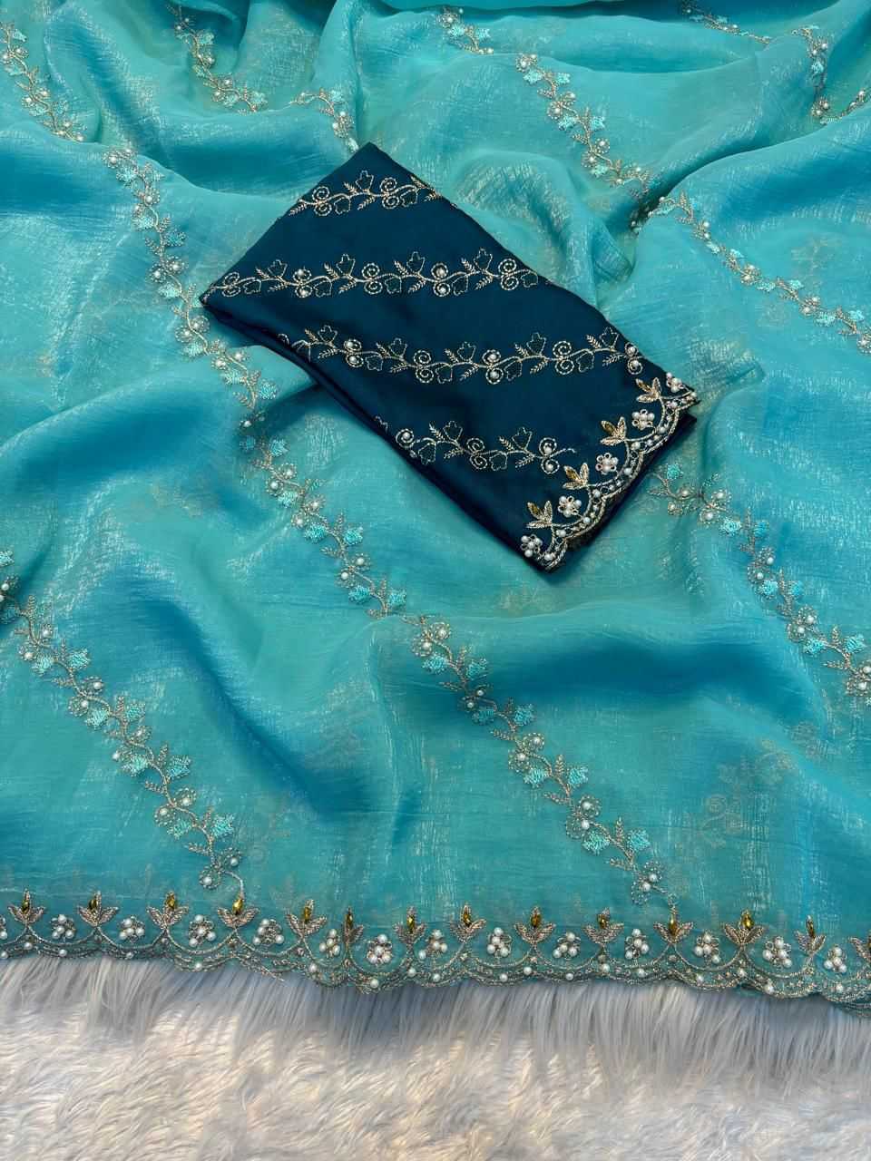 Embroidered Saree