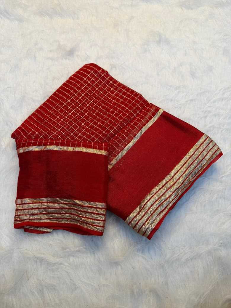 Viscouse Crushed Georgette Designer Saree