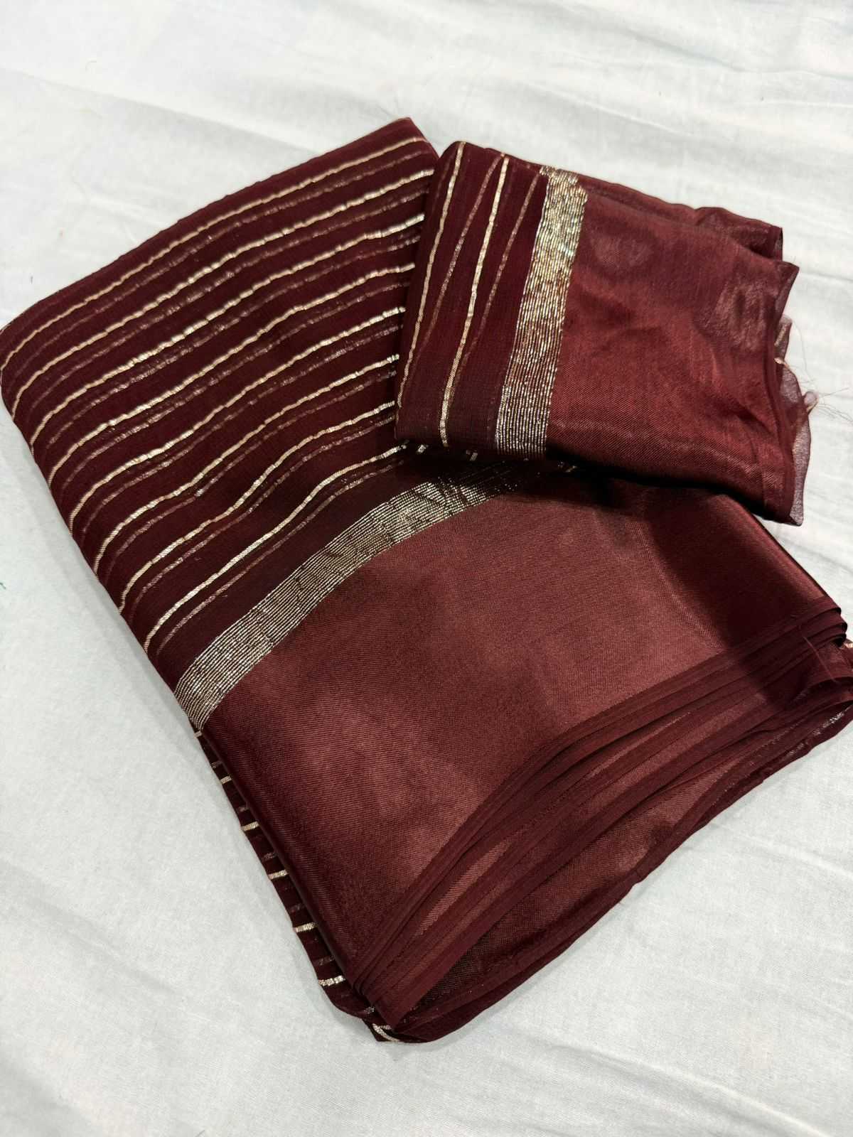 Devika Premium Georgette Saree in Cheery