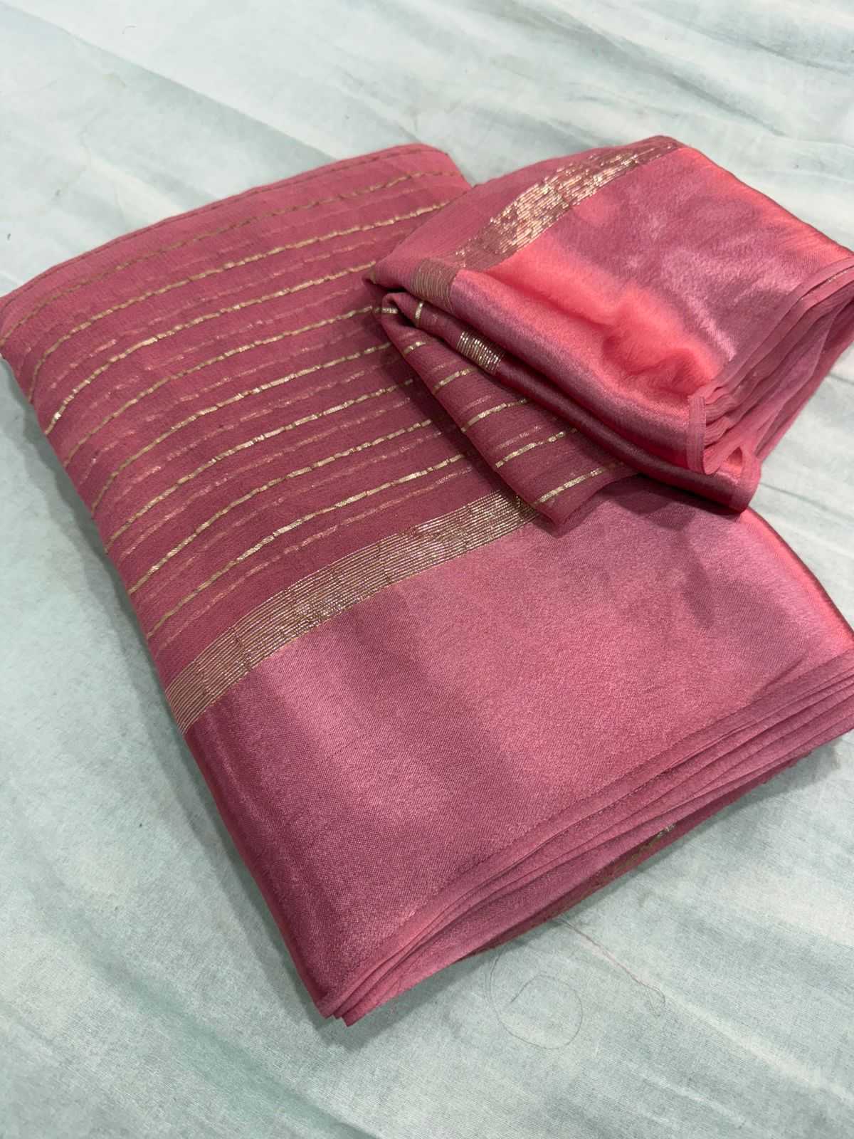 Devika Premium Georgette Saree in Cheery