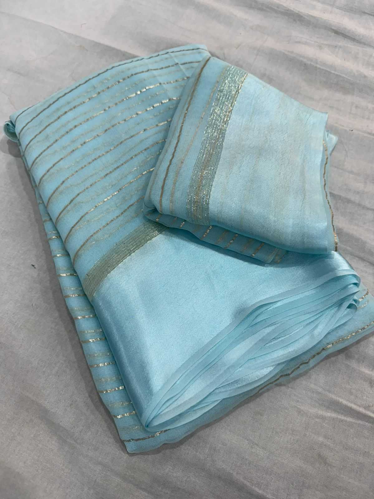 Devika Premium Georgette Saree in Cheery