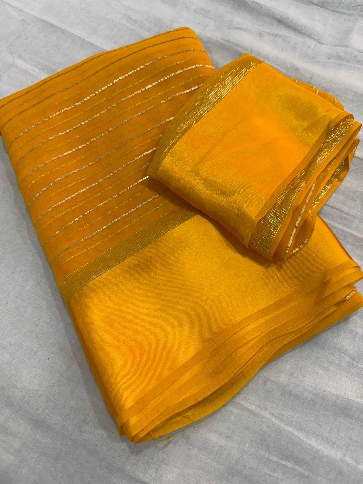 Devika Premium Georgette Saree in Cheery