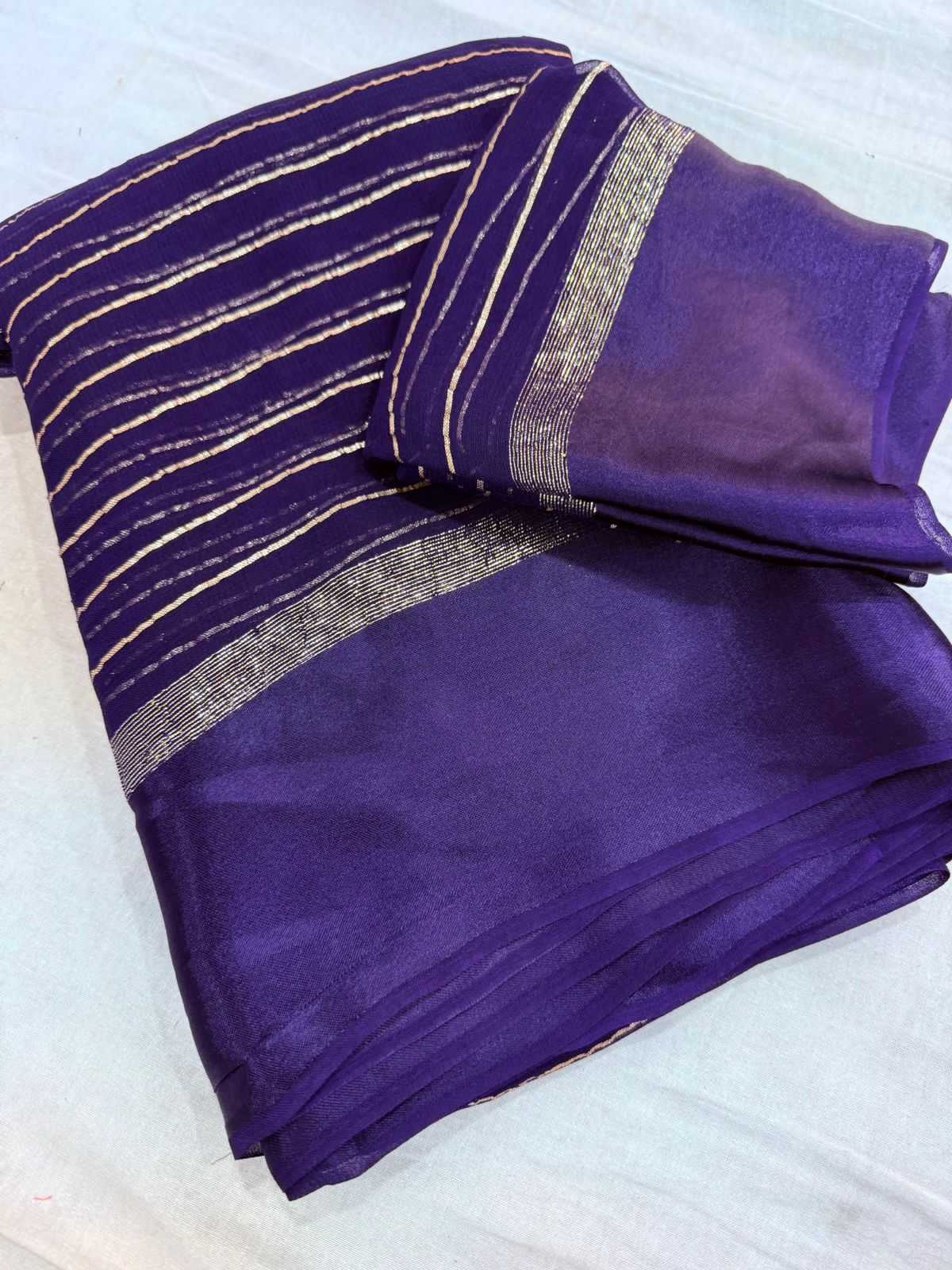 Devika Premium Georgette Saree in Cheery