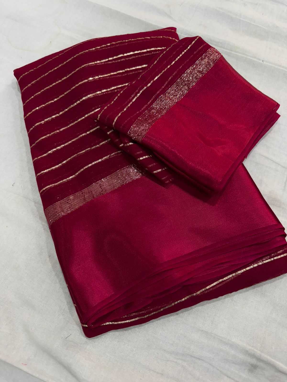 Devika Premium Georgette Saree in Cheery