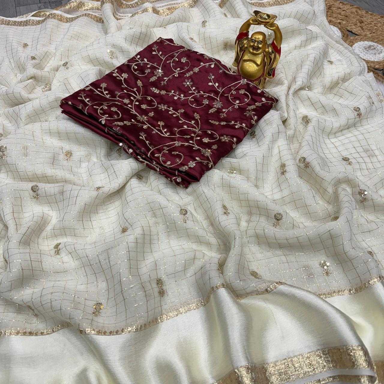 Viscose Georgette Saree