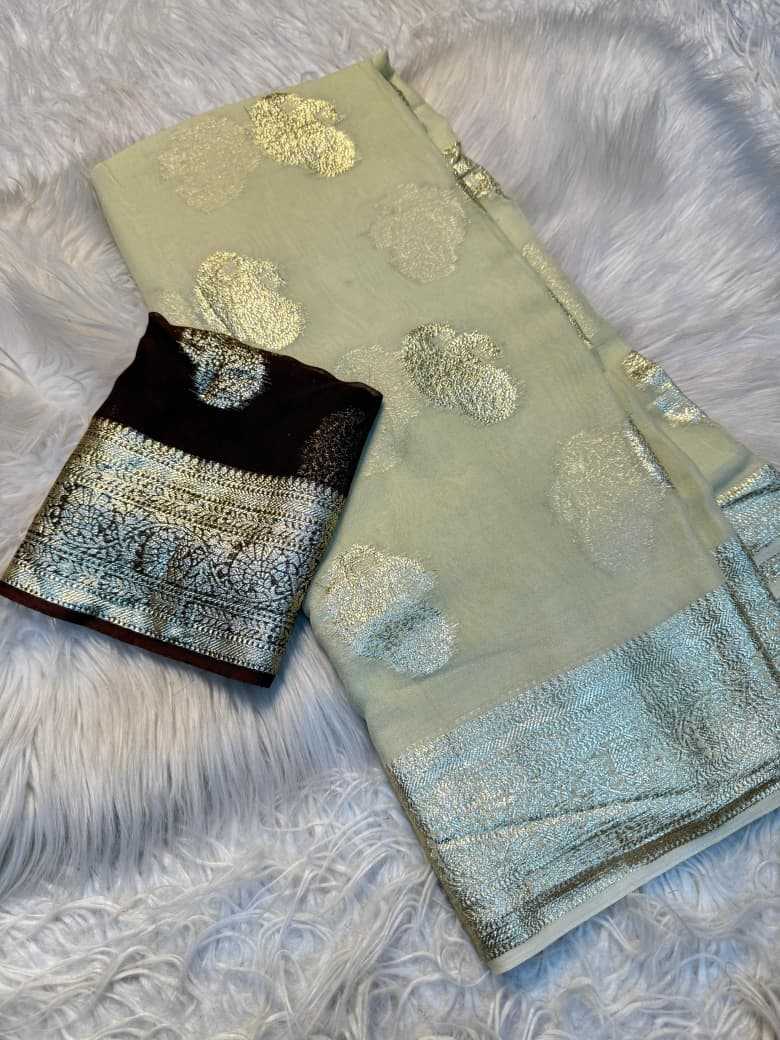 Pure Viscos Georgette Saree