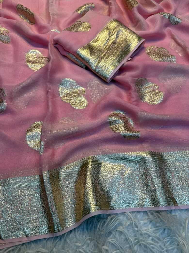 Pure Viscos Georgette Saree