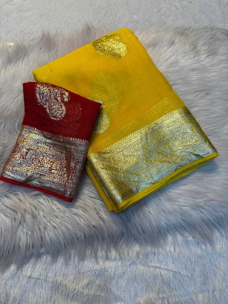 Pure Viscos Georgette Saree
