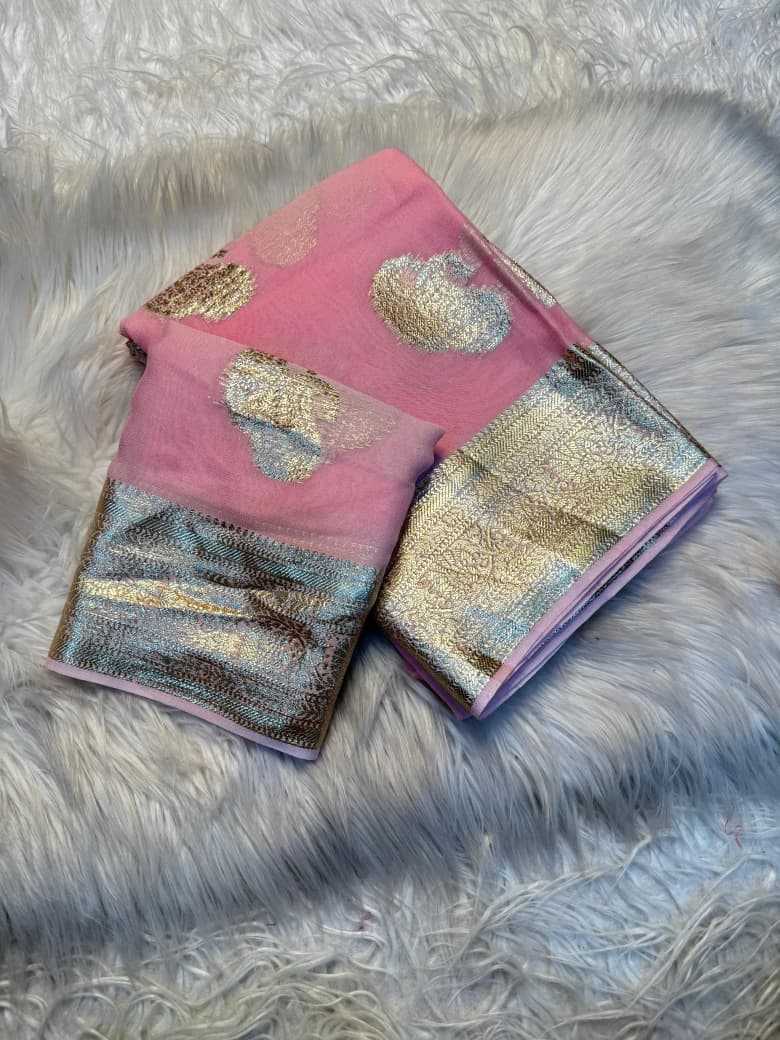 Pure Viscos Georgette Saree
