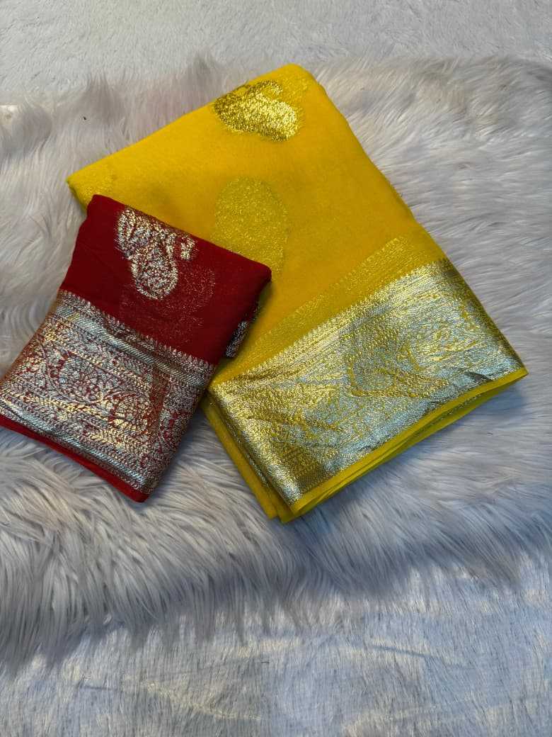 Pure Viscos Georgette Saree