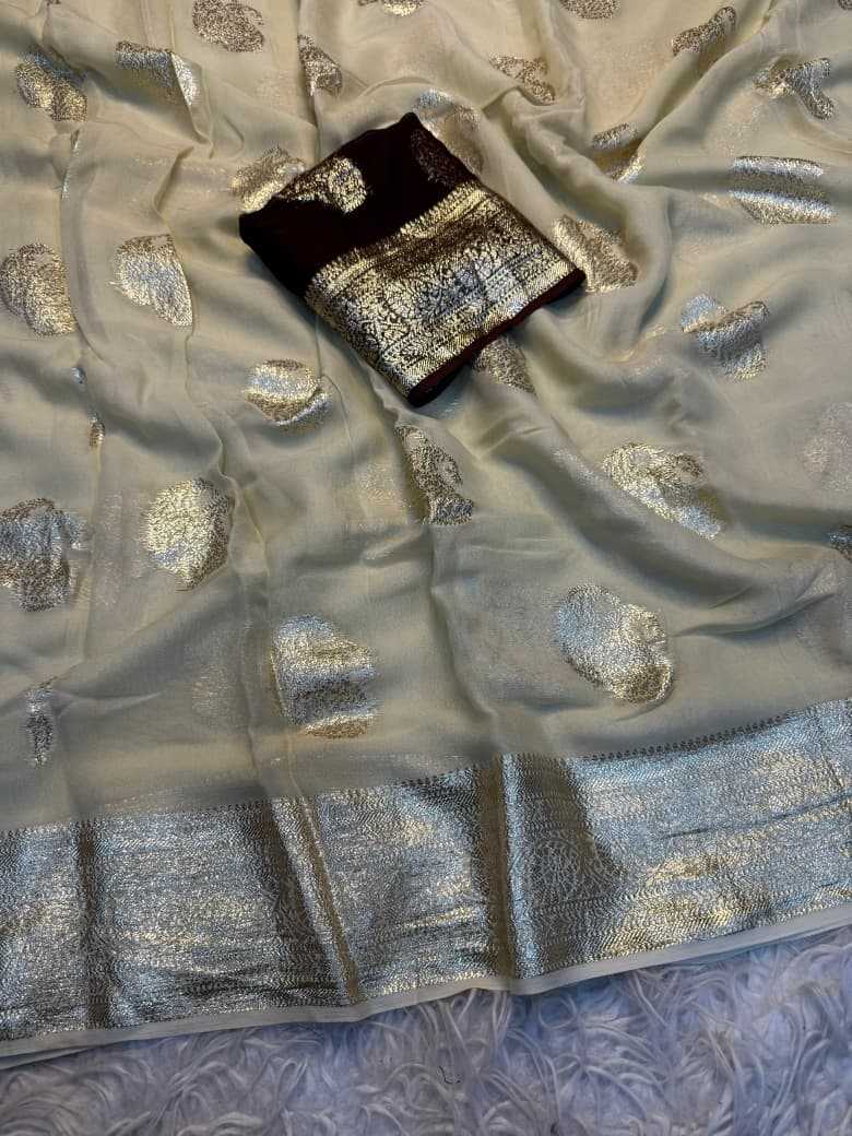 Pure Viscos Georgette Saree