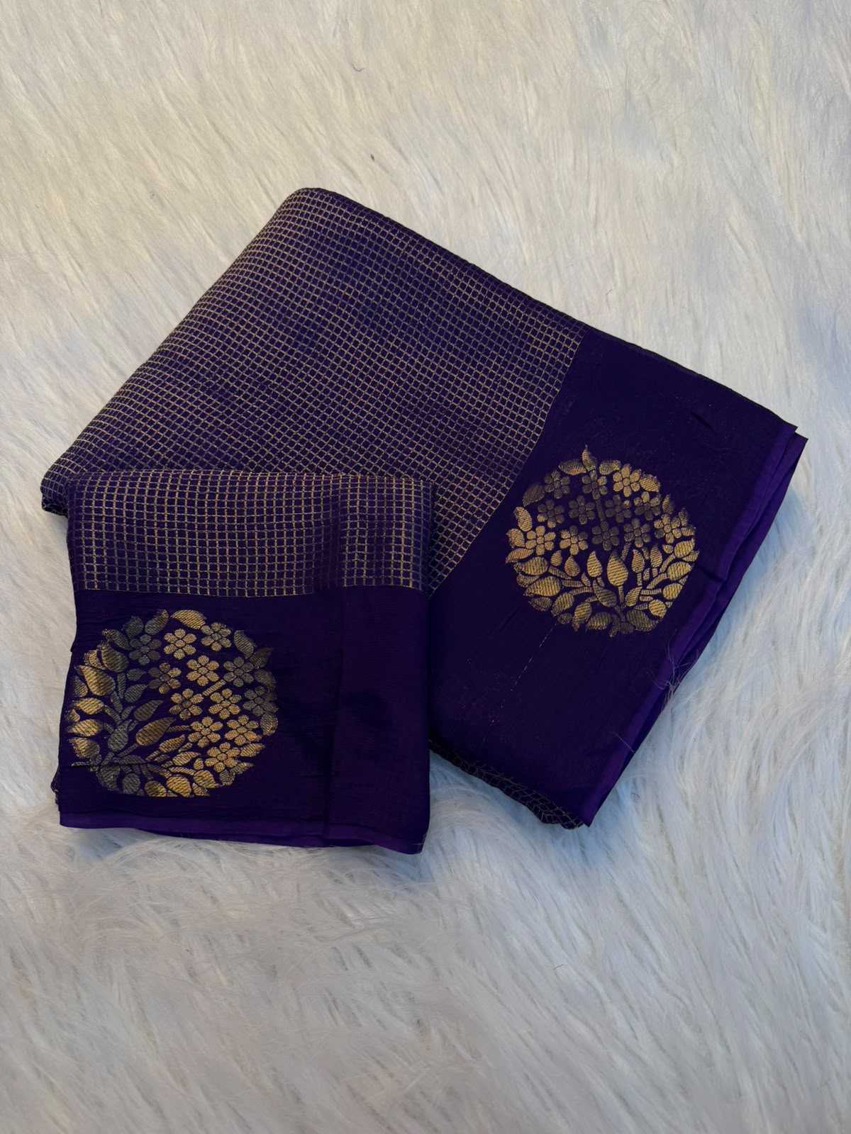 Eshani Premium Georgette Designer Saree in Purple