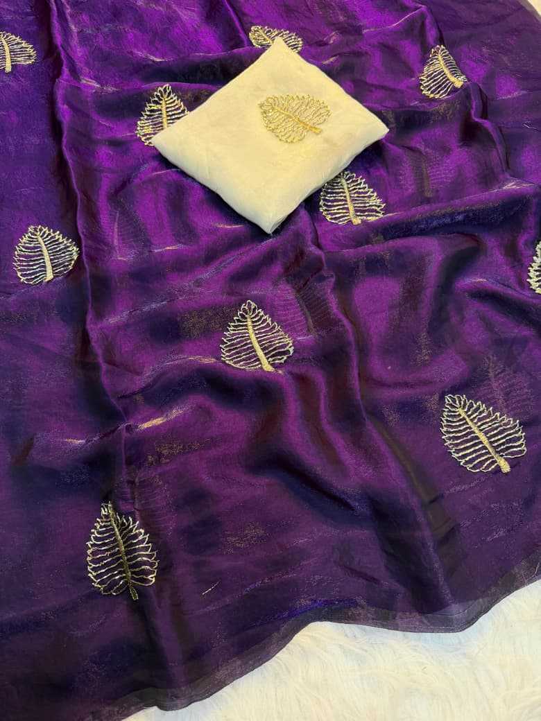 Satin Designer Saree