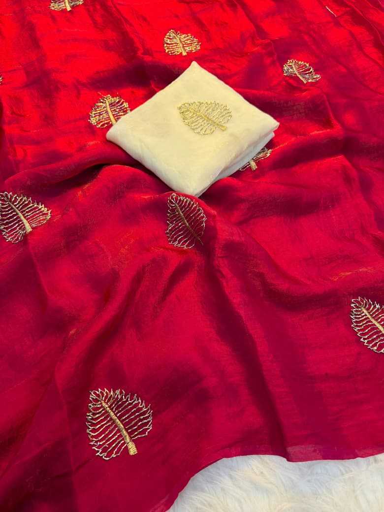 Satin Designer Saree