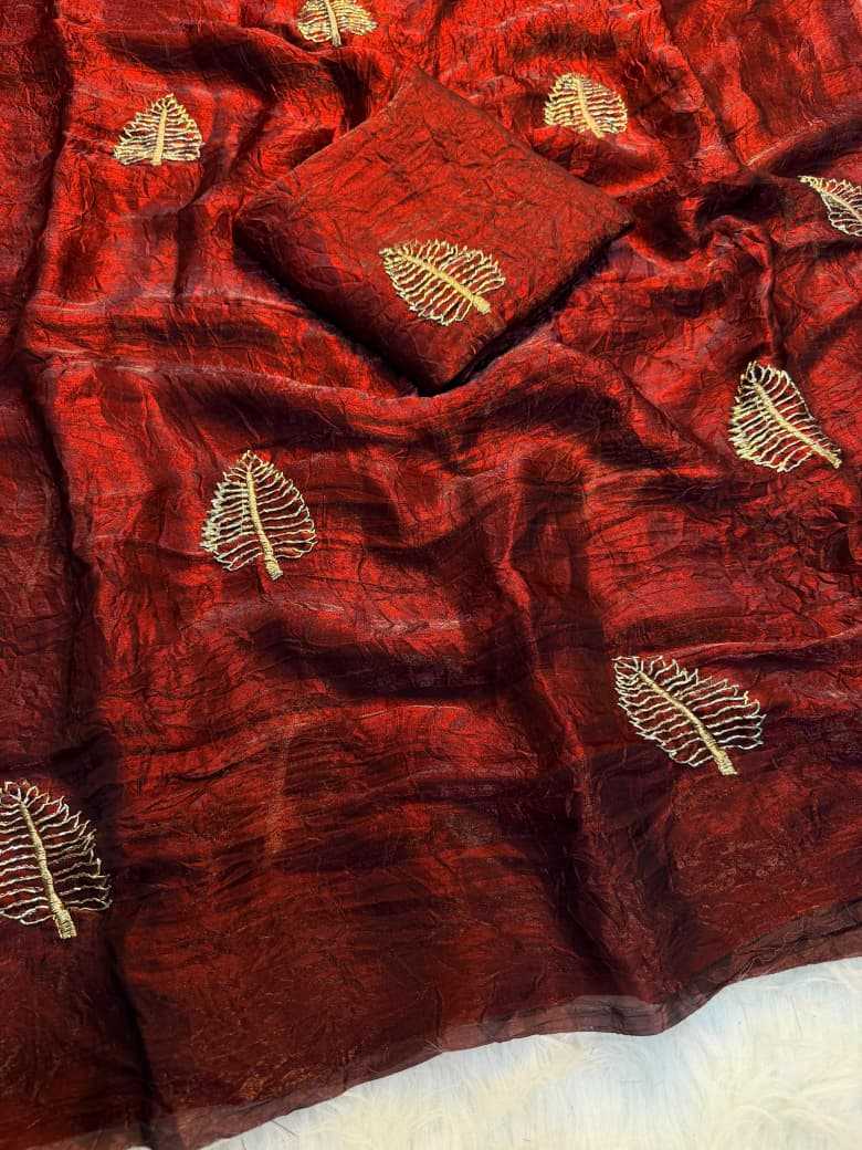 Satin Designer Saree