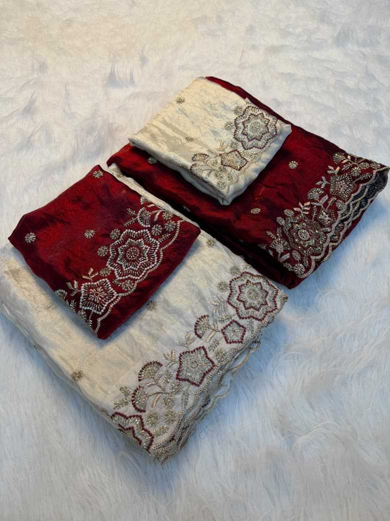 Satin Designer Saree