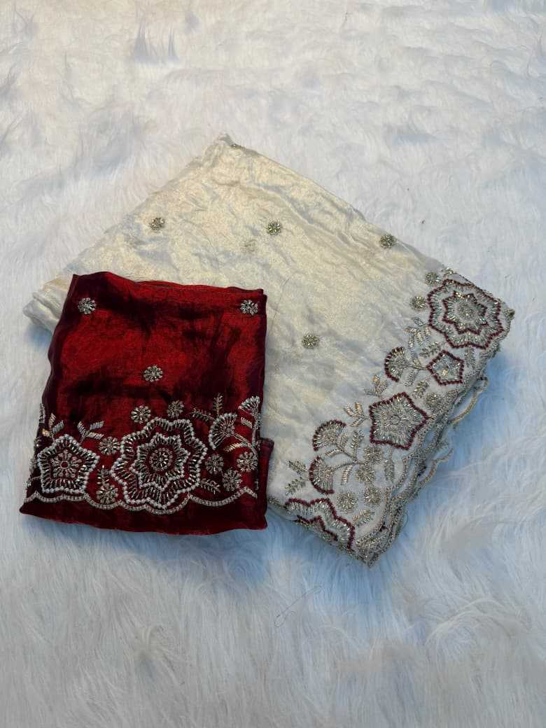 Satin Designer Saree