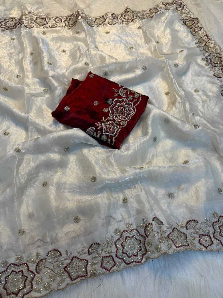 Satin Designer Saree