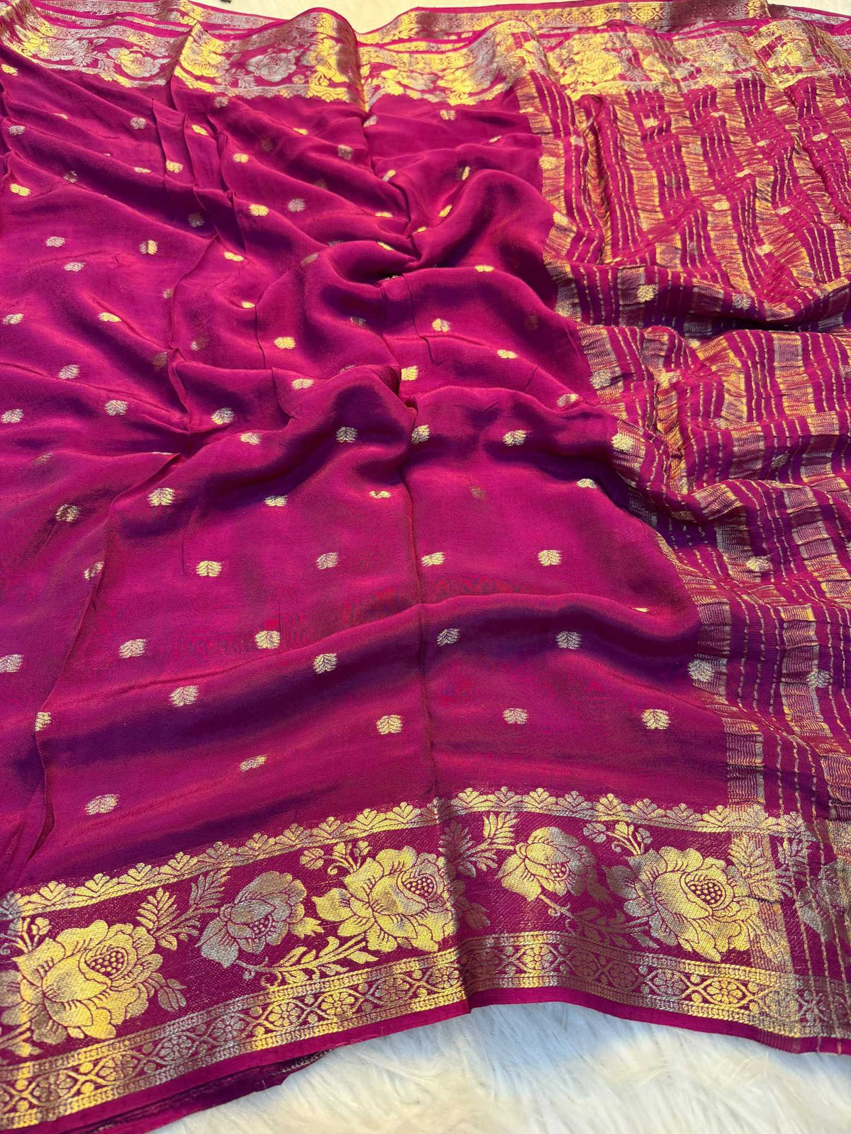 Gargi Crepe Silk Saree